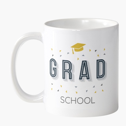 A congrats grad graduation gray brown design for Graduation