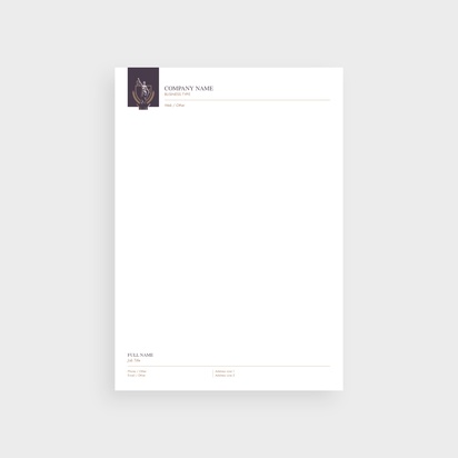 Design Preview for Design Gallery: Law, Public Safety & Politics Letterheads
