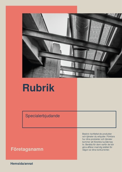 Förhandsgranskning av design för Designgalleri: PR Affischer i stora upplagor, A3 (297 x 420 mm)
