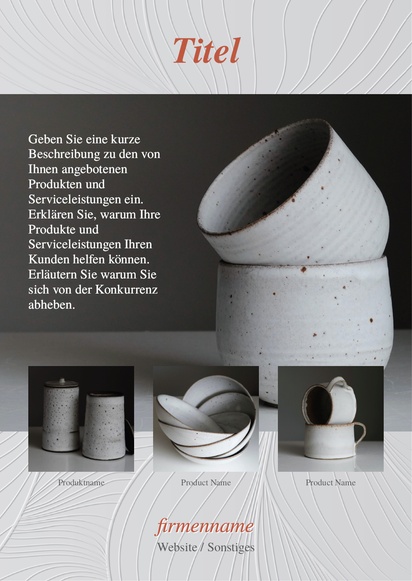 Designvorschau für Designgalerie: Posterdruck im Vorteilspack Kunsthandwerk, A3 (297 x 420 mm)