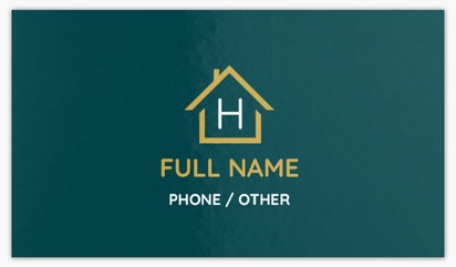 Design Preview for Property & Estate Agents Standard Business Cards Templates, Standard (3.5" x 2")