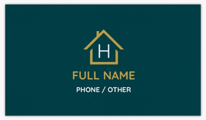 Design Preview for Property & Estate Agents Pearl Business Cards Templates, Standard (3.5" x 2")
