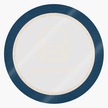 Voorvertoning ontwerp voor Ontwerpgalerij: Stickers op rol, Circle 5 x 5 cm Doorzichtig plastic