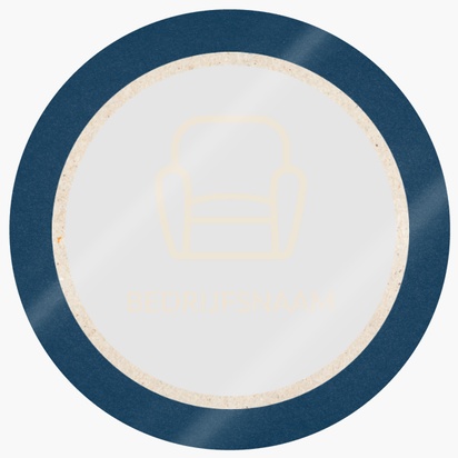 Voorvertoning ontwerp voor Ontwerpgalerij: Stickers op rol, Circle 7,5 x 7,5 cm Doorzichtig plastic
