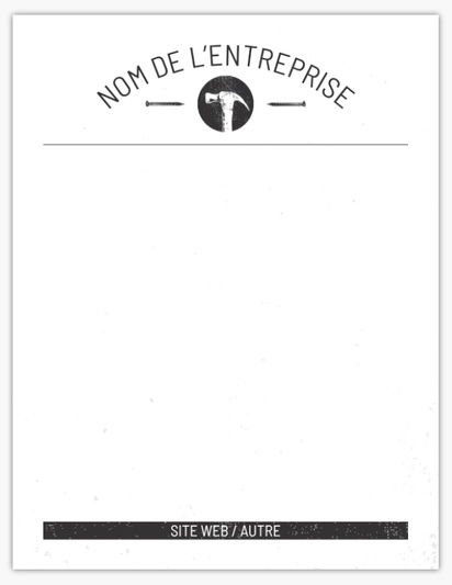 Aperçu du graphisme pour Galerie de modèles : Blocs-notes, Moderne & Simple, 4 x 5.5 po