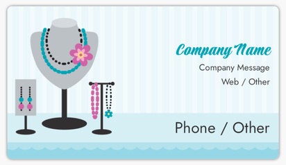Design Preview for Design Gallery: Jewellery Business Card Stickers