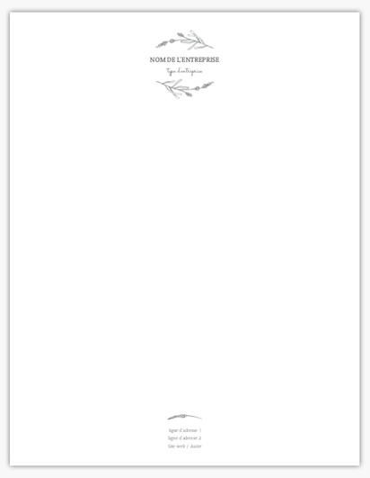 Aperçu du graphisme pour Galerie de modèles : Blocs-notes, Holistique et médicine douce, 8.5  x 11 po