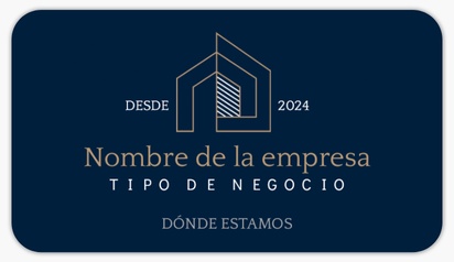 Vista previa del diseño de Galería de diseños de tarjetas de visita adhesivas para inmobiliarias, Pequeño
