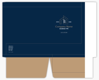Design Preview for Design Gallery: House Constructions And Repairs  Presentation Folders, 9.5" x 12"