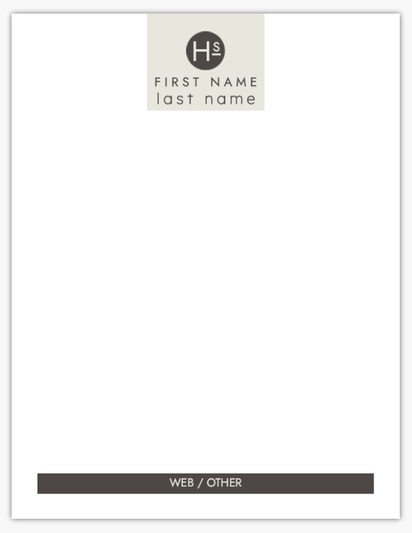 Design Preview for Design Gallery: Marketing & Public Relations Notepads