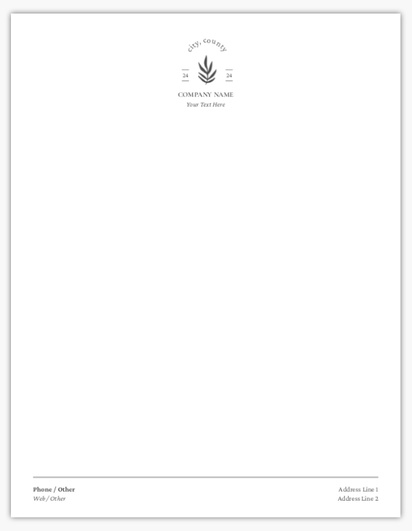 Design Preview for Design Gallery: Elegant Notepads, 8.5" x 11"