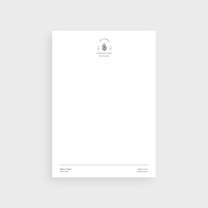 Design Preview for Design Gallery: Retail & Sales Letterheads