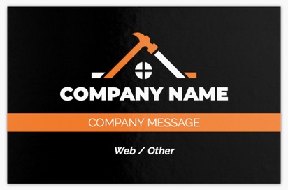 Design Preview for Design Gallery: Construction, Repair & Improvement Ultra-Thick Business Cards, Standard (85 x 55 mm)