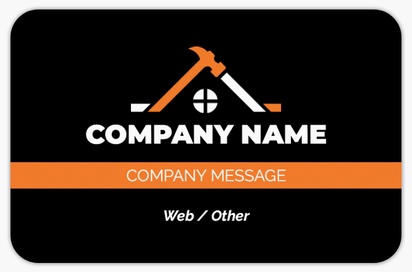 Design Preview for Design Gallery: Construction, Repair & Improvement Rounded Corner Business Cards, Rounded Standard (85 x 55 mm)