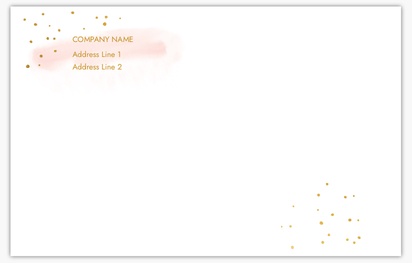 Design Preview for Beauty & Spa Custom Envelopes Templates, 5.5" x 4" (A2)