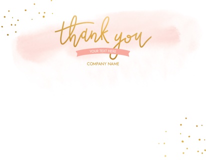 Design Preview for Thank You Cards, Flat 10.7 x 13.9 cm