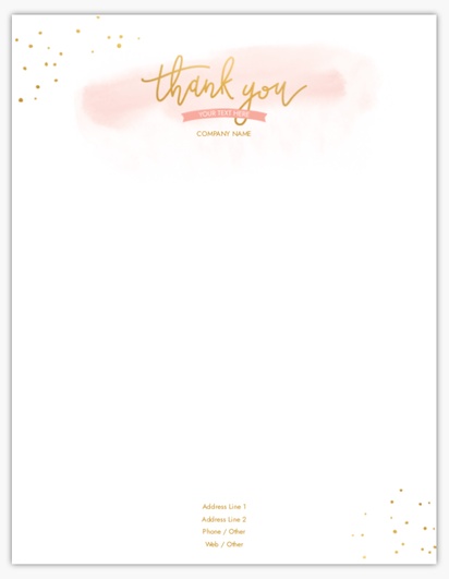 Design Preview for Waxing & Hair Removal Notepads Templates, 8.5" x 11"