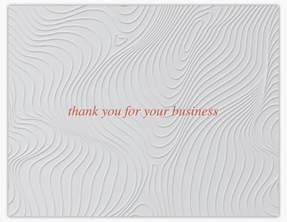 Design Preview for Design Gallery: Marketing & Communications Thank You Cards, Folded 13.9 x 10.7 cm