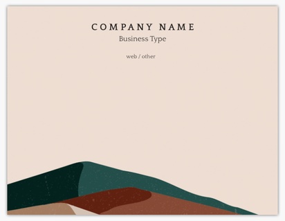 Design Preview for Design Gallery: Business Note Cards, Flat 10.7 x 13.9 cm