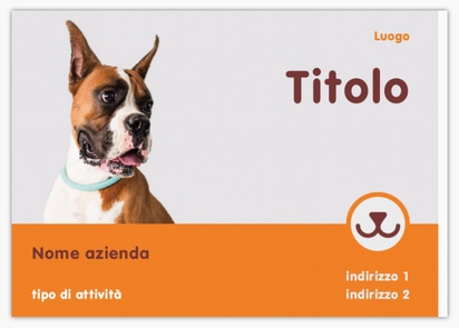 Anteprima design per Galleria di design: etichette in bobina per animali domestici, Rettangolo 10,5 x 7,4 cm