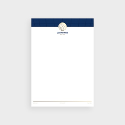 Design Preview for Design Gallery: Marketing & Communications Letterheads