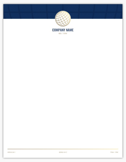 Design Preview for Marketing & Communications Notepads Templates, 8.5" x 11"