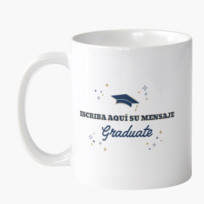 Un regalo de graduación grad diseño azul marrón para Tema