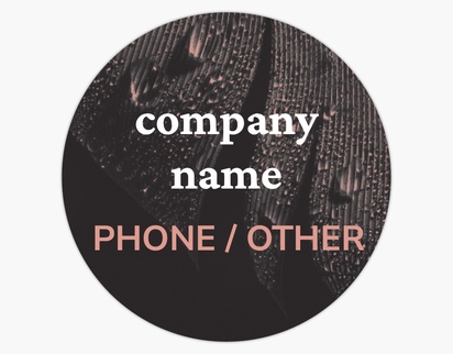Design Preview for Design Gallery: Marketing & Communications Custom Stickers, Round   3.8 x 3.8 cm