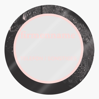 Designvorschau für Designgalerie: Personalisierte Aufkleberbögen Marketing, 7,6 x 7,6 cm Kreis