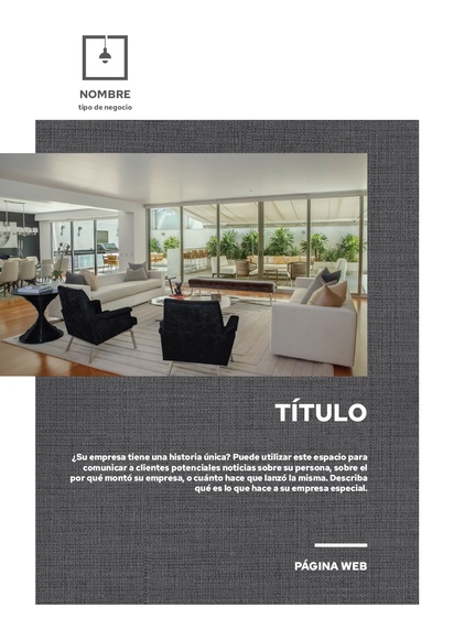 Vista previa del diseño de Galería de diseños de pósteres para sector inmobiliario, A3 (297 x 420 mm) 