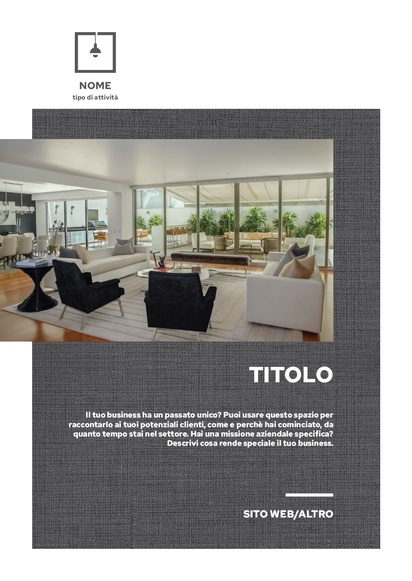 Anteprima design per Galleria di design: poster per settore immobiliare, A3 (297 x 420 mm) 