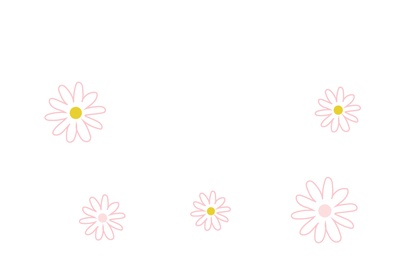 A girly flower power yellow pink design for Birthday