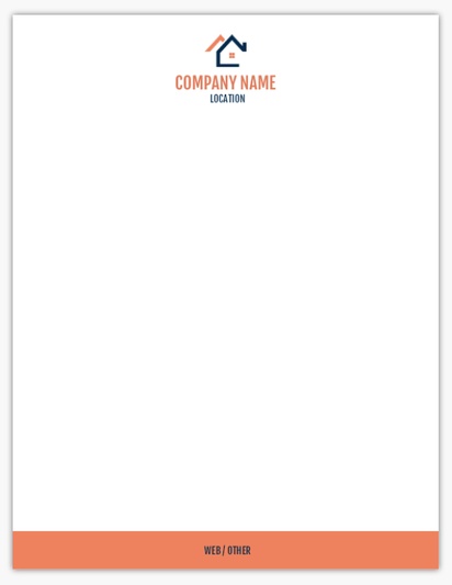 Design Preview for Property & Estate Agents Notepads Templates, 4" x 5.5"