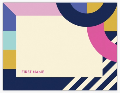 Design Preview for Design Gallery: Retro Note Cards, Flat 10.7 x 13.9 cm