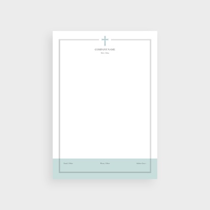 Design Preview for Design Gallery: Religious & Spiritual Letterheads