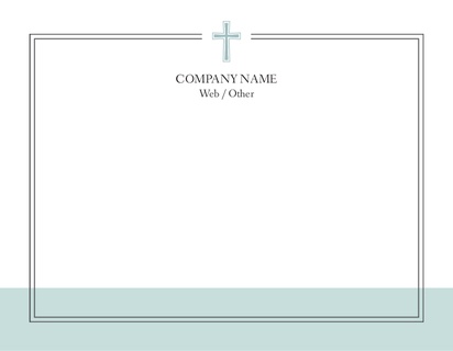 Design Preview for Design Gallery: Religious Note Cards, Flat 10.7 x 13.9 cm