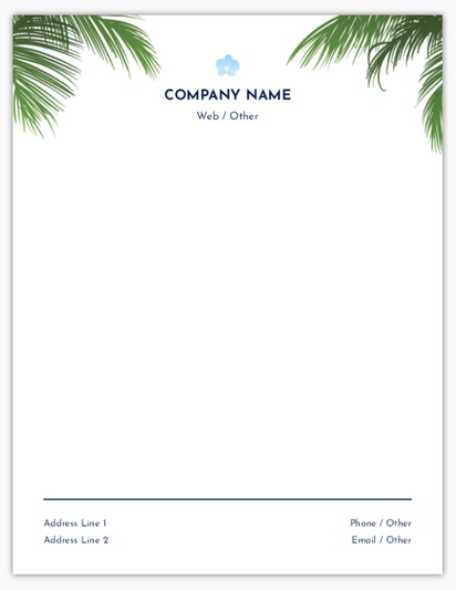 Design Preview for Tanning Salons Notepads Templates, 4" x 5.5"
