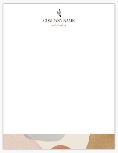 Design Preview for Retail & Sales Notepads Templates, 4" x 5.5"
