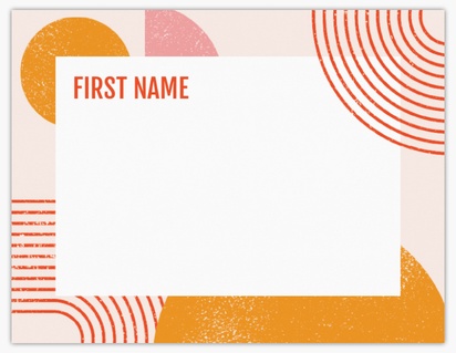 Design Preview for Design Gallery: Retro Note Cards, Flat 10.7 x 13.9 cm