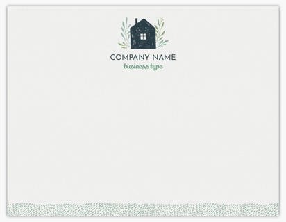 Design Preview for Design Gallery: Property & Estate Agents Note Cards, Flat 10.7 x 13.9 cm