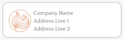 Design Preview for Templates for Health & Wellness Return Address Labels 