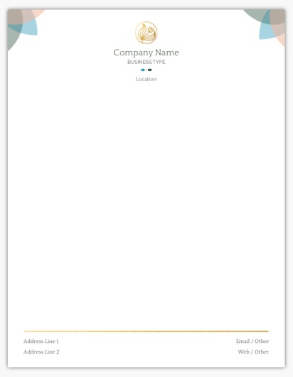 Design Preview for Yoga & Pilates Notepads Templates, 8.5" x 11"