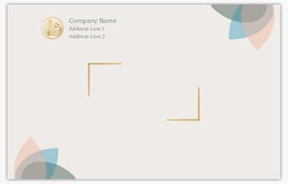 Design Preview for Design Gallery: Health & Wellness Custom Envelopes, 5.5" x 4" (A2)