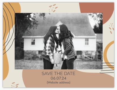 Design Preview for Patterns & Textures Save the Date Magnets Templates
