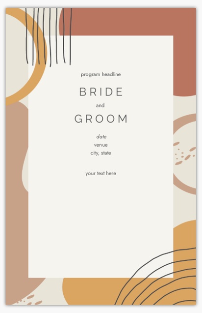 A bold vertical white brown design for Theme