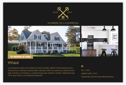 Un clave casa en venta diseño negro gris para Elegante
