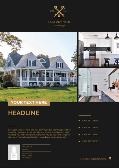 Design Preview for Design Gallery: Real Estate Agents Posters, A3 Vertical
