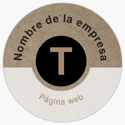 Vista previa del diseño de Galería de diseños de pegatinas en hojas para marketing y relaciones públicas, 7,6 x 7,6 cm Circular
