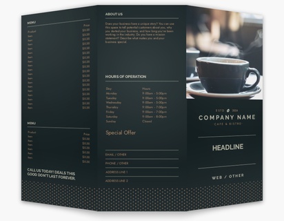 A café coffee beans black gray design for Modern & Simple