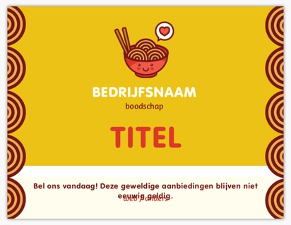 Voorvertoning ontwerp voor Ontwerpgalerij: Restaurants Postkaartmagneten